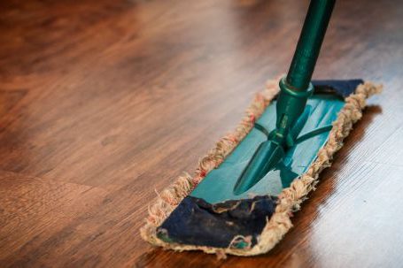 Cleaning Services - Brown Wooden Floor